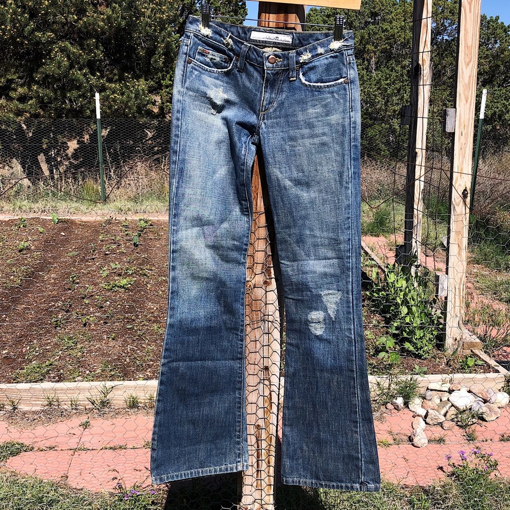 Low Rise Bootcut Jeans